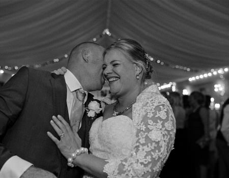 Bride and groom first dance