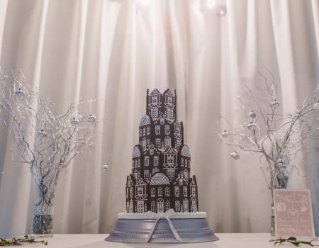 Ginger bread wedding cake