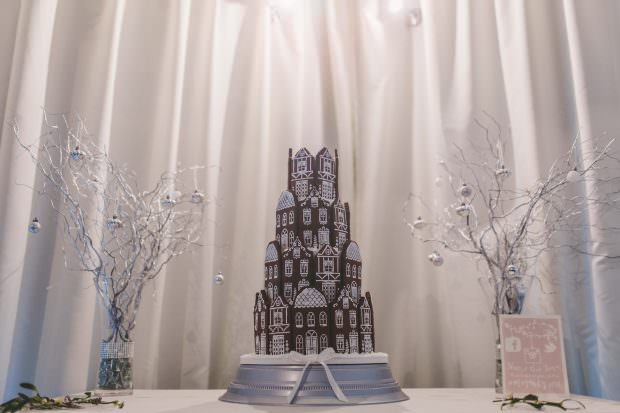Ginger bread wedding cake