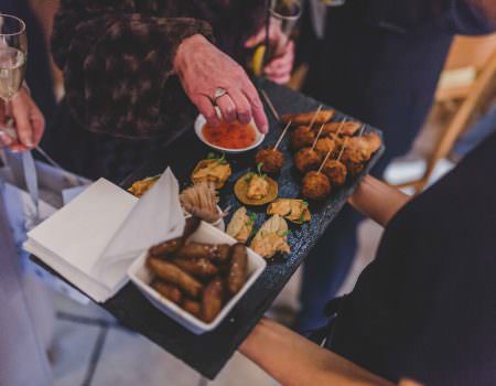 Canapés at rutland water golf club