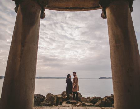 Bride to be at normanton church rutland water