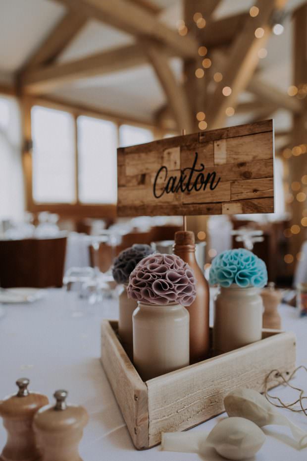 Handmade fabric table decorations