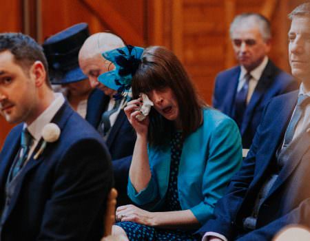 Happy tears after the ceremony