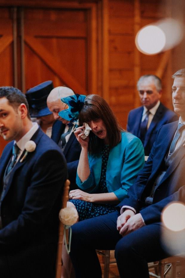Happy tears after the ceremony