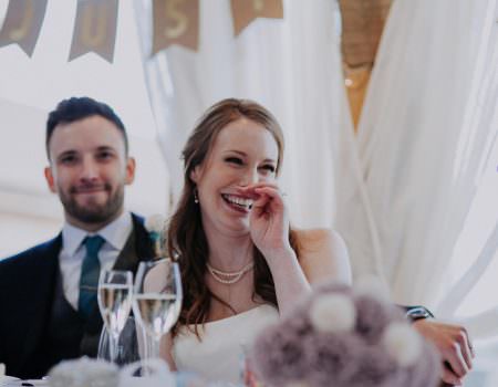 Love and laughter during the speeches