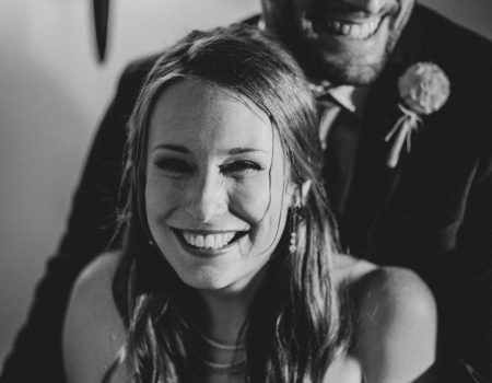 Bride and groom so happy at Bassmead Manor Barns