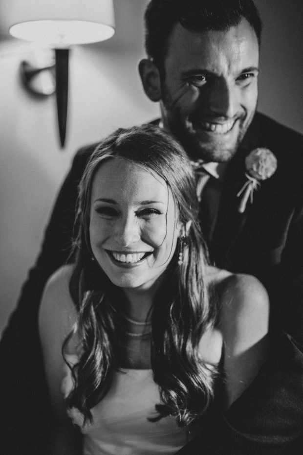 Bride and groom so happy at Bassmead Manor Barns