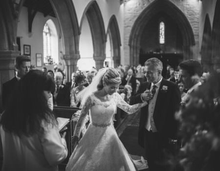 wedding at Billesdon church