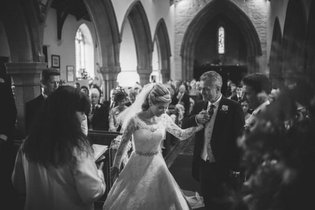 wedding at Billesdon church
