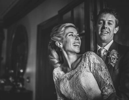 Rose & Matt's Leicestershire Home Wedding the bride and groom portraits