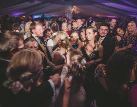 wedding party dance floor
