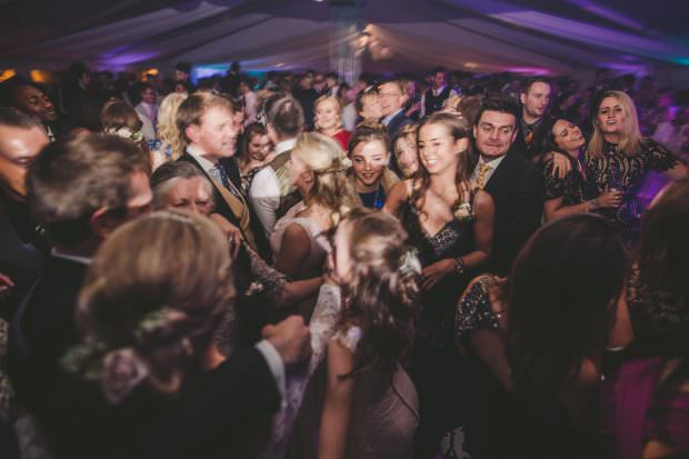wedding party dance floor