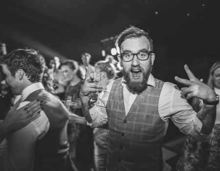 wedding party candid photography