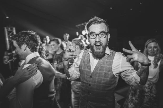 wedding party candid photography