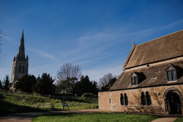 Oakham Castle Wedding in the sunshine