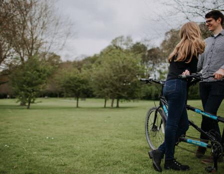 Tandem bike at Rutland Water