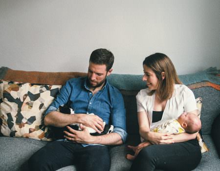 relaxed family photos