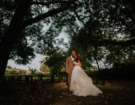 Outdoor autumn wedding