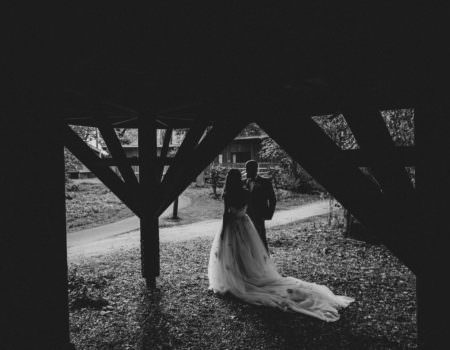 Outdoor autumn wedding