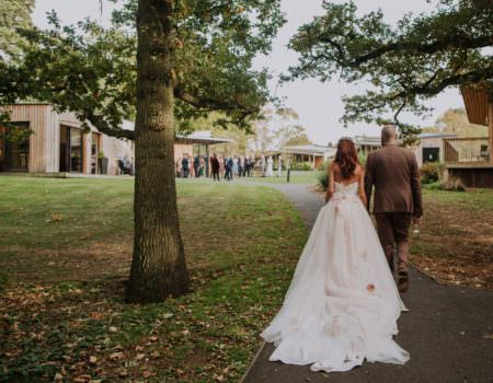 Outdoor autumn wedding