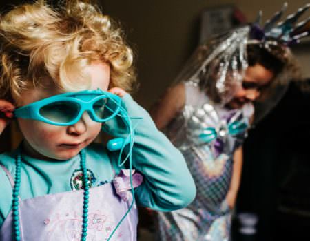 Fun family photography at home