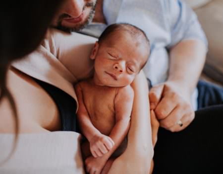 Newborn family photography