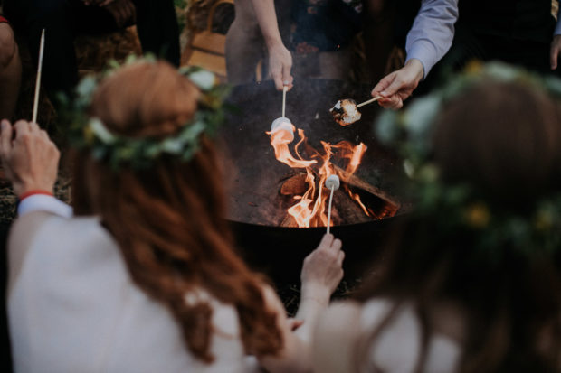 Toasting marshmallows
