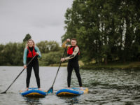 Love on paddle boards