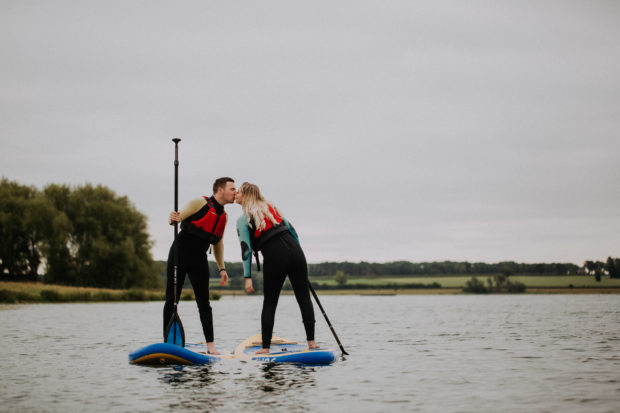 Paddle boarding love