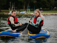 paddle boarding