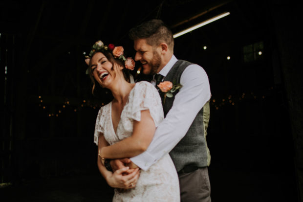 Secret barn wedding