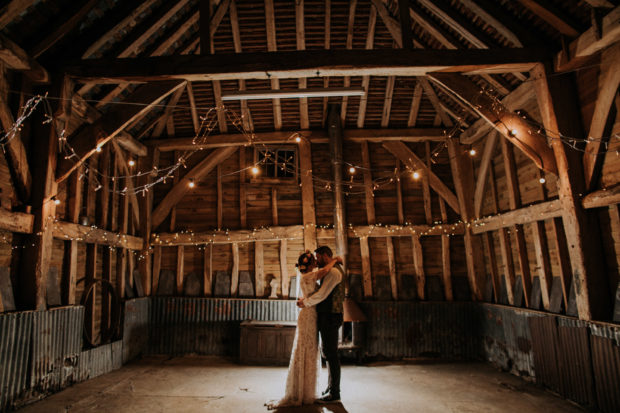 backlit barn photo